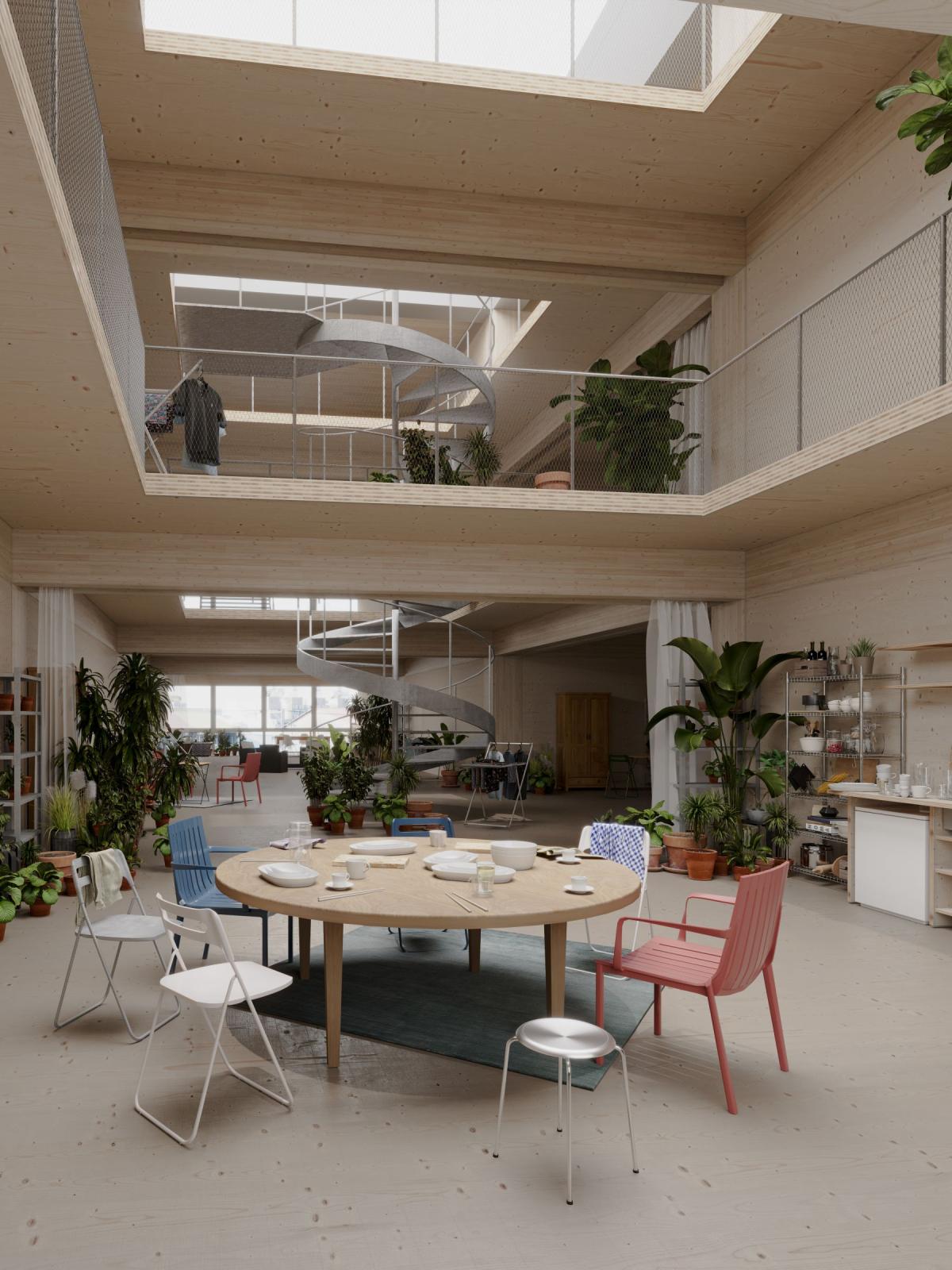 嘉屋2024木造集居示範設計｜木洞Woodhole